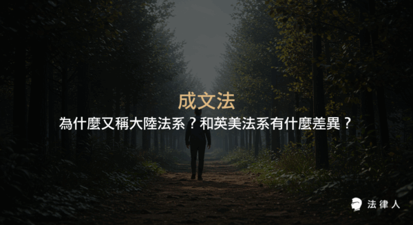 成文法在大陸法系中的定義、與英美法系的主要差異，包括法源依據、審判方式、證據標準及法律思考邏輯等重點比較與說明。