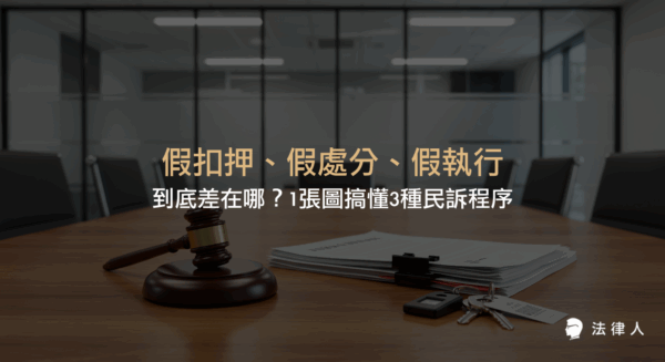 說明假扣押、假處分、假執行三種民事訴訟程序的定義、適用情境、主要差異與保障債權人權利的方式，幫助讀者快速分辨各自的法律用途與程序重點。