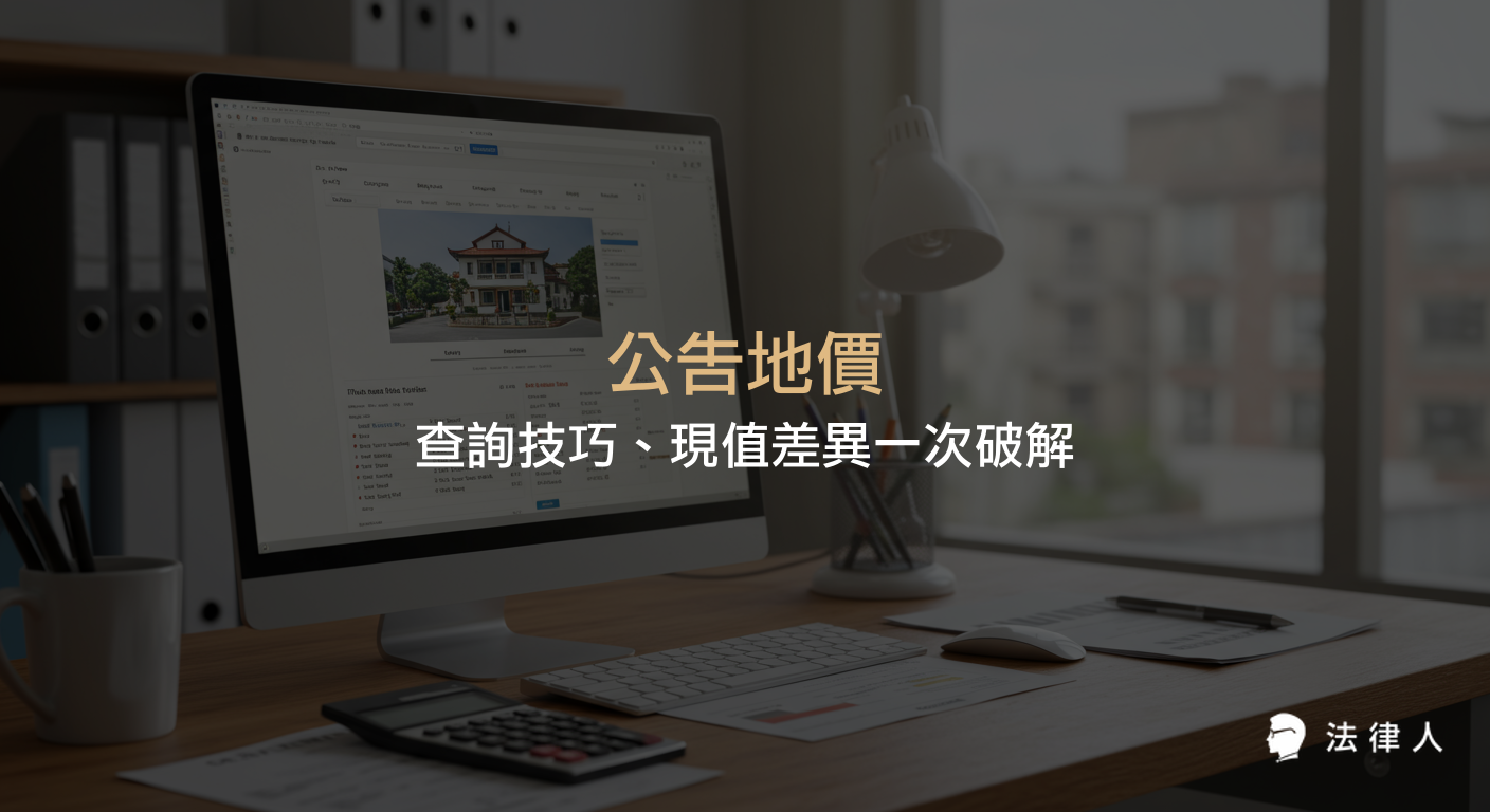公告地價的定義、查詢方法、公告現值的差異與用途，以及土地估價、稅務徵收等相關重點與實用查詢技巧總整理。