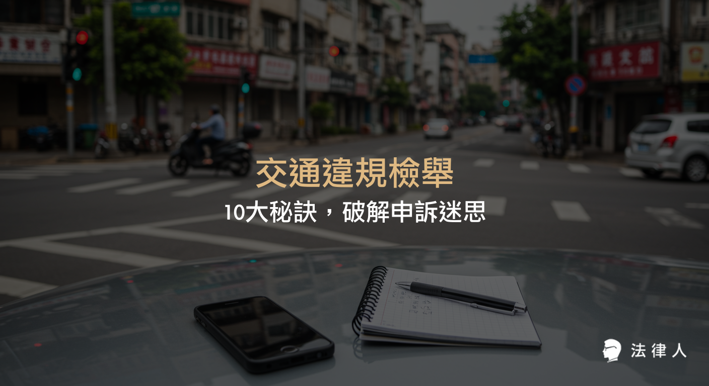 交通違規檢舉的資料準備、流程解析、動態與靜態違規的證據重點，以及2025年最新申訴與檢舉獎金規定，協助民眾有效維權與提升檢舉成功率。