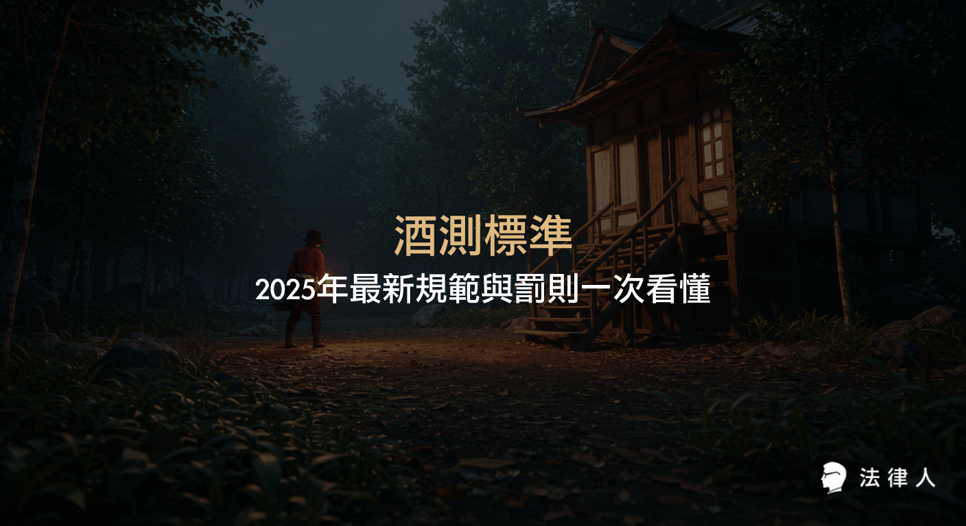 酒測標準2025年最新修訂，完整解析酒精濃度分級、免罰、行政罰與刑事懲處規範，並說明酒駕罰則、再犯加重處罰及最新法律重點，協助駕駛人掌握酒駕相關法規與風險。