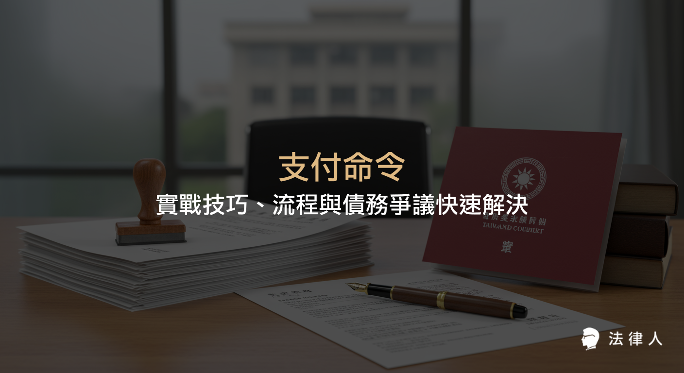 支付命令的法律依據、聲請流程、異議與時效規定，以及如何運用實戰技巧快速化解債務爭議的完整解析。