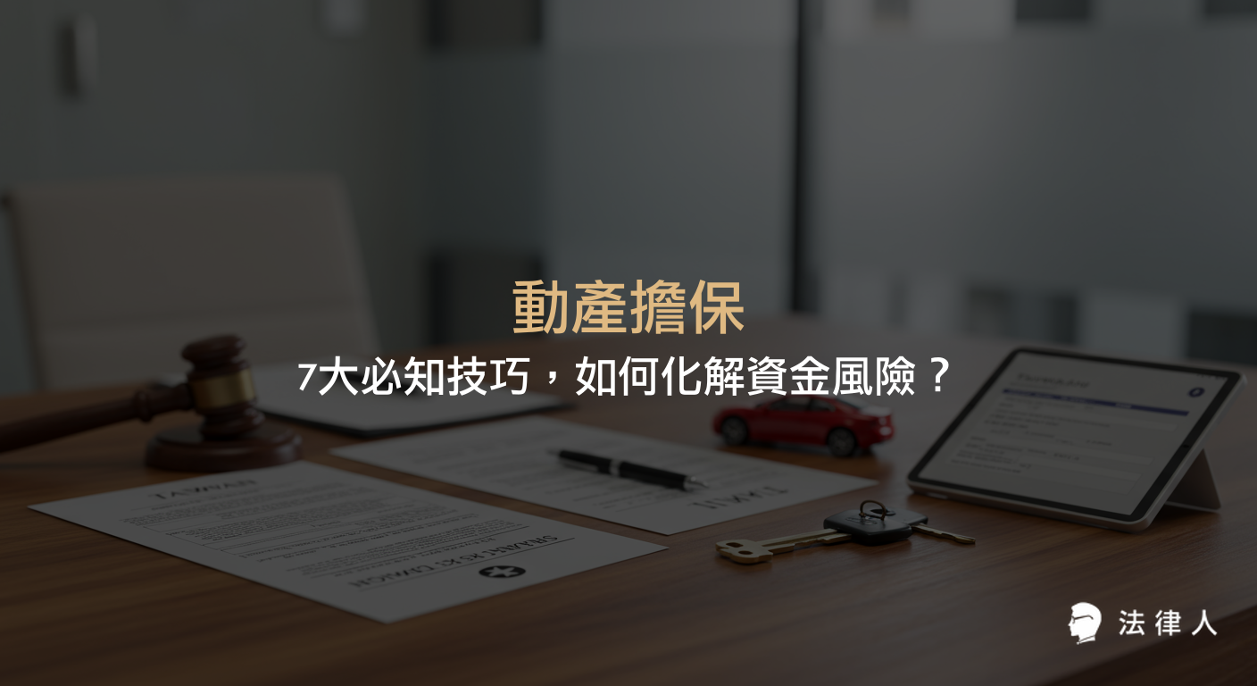 動產擔保的基本概念、三大類型、設定流程、法律注意事項與7大實務技巧，協助企業與個人正確運用動產擔保化解資金風險，並掌握最新法規與操作重點。