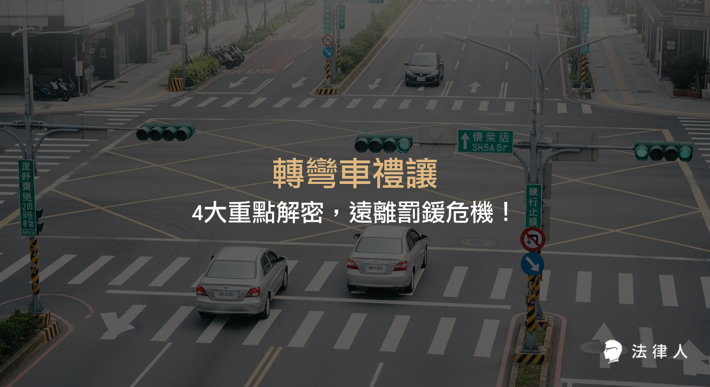 轉彎車禮讓直行車的法規重點、罰則標準、實用查詢工具與案例解析，協助駕駛人正確遵守交通規定，避免罰鍰並提升行車安全。